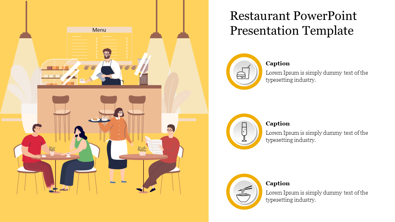 simple restaurant presentation